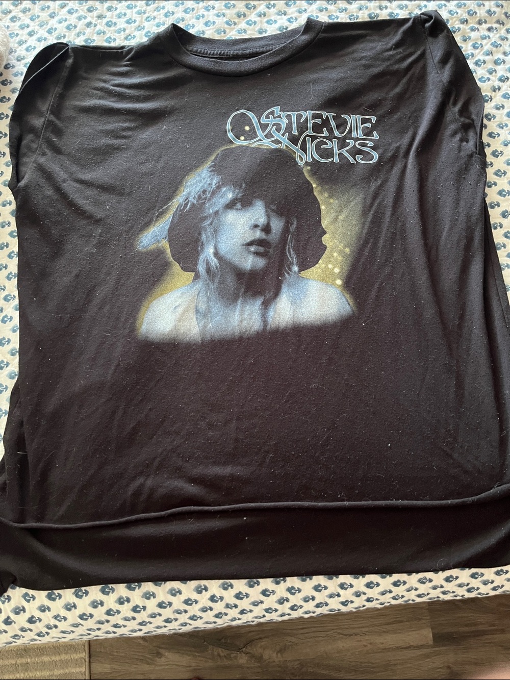 Stevie Nicks Tour Tee with Blue Print